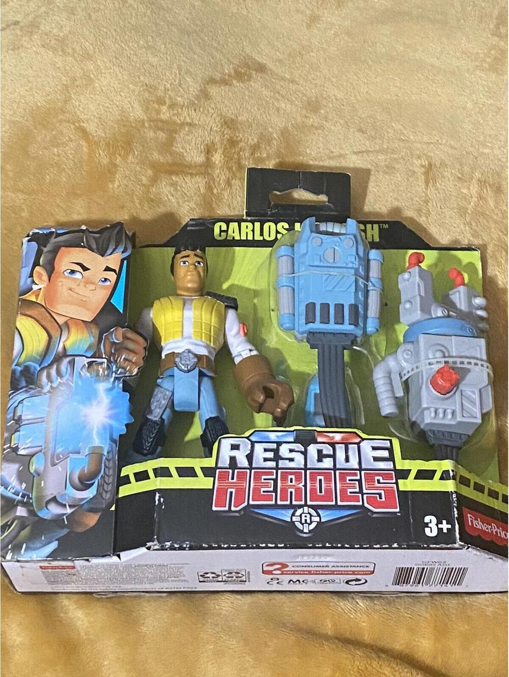 Fisher-Price Rescue Heroes Carlos Kitbash Cadet Action